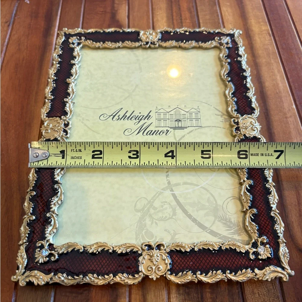 Ashleigh Manor Gold and Brown Ornate Picture Frame 5x7